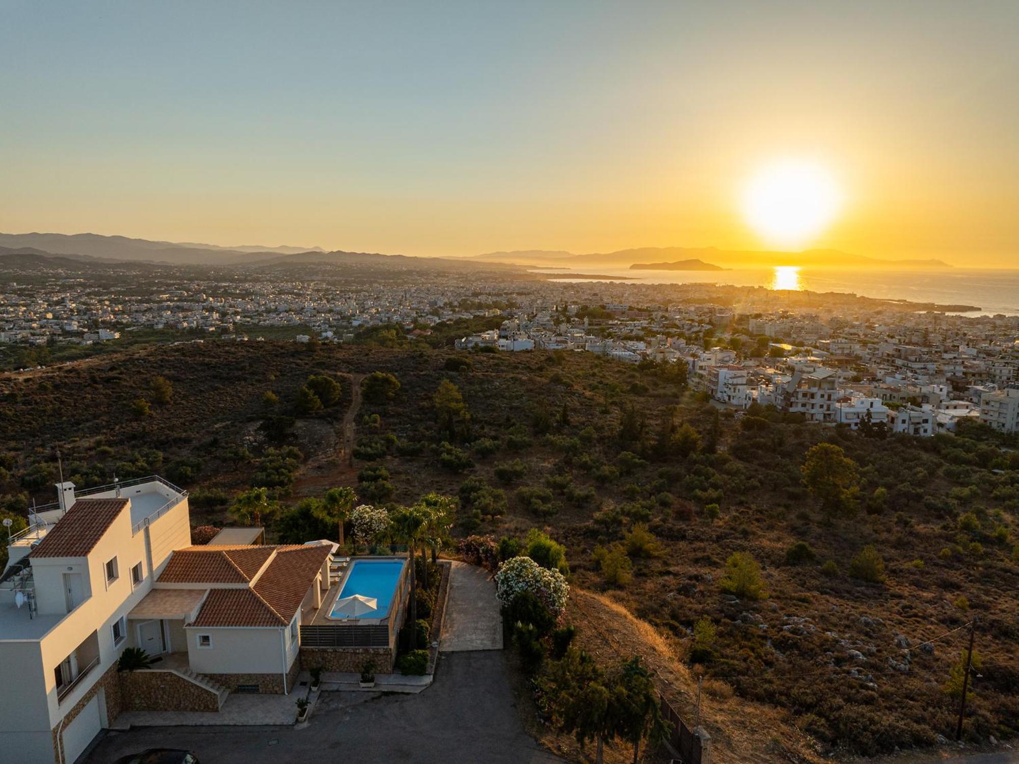 Karmilos Hill Villa Khania Eksteriør bilde