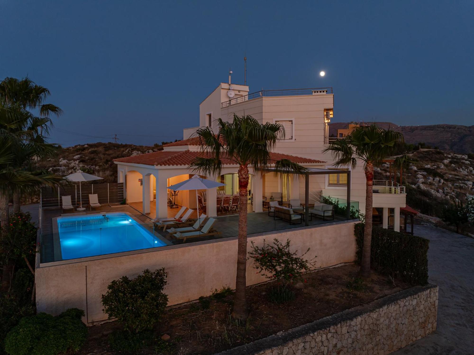 Karmilos Hill Villa Khania Eksteriør bilde